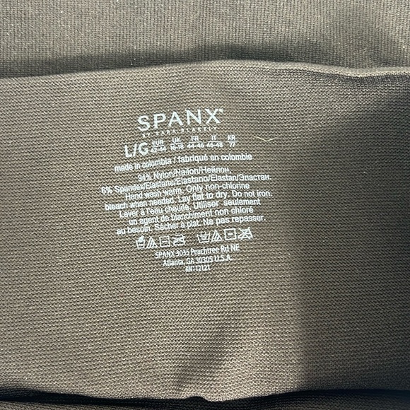 Spanx Sz Large Seamless Side Zip Leggings Brown Style A297851 NWT - Picture 6 of 10